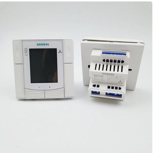 西门子中央空调液晶温控器 温度控制器 风机盘管开关面板RDF340