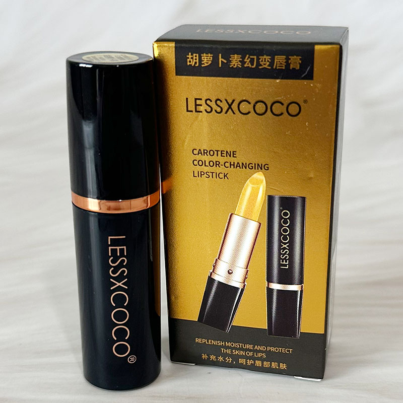 lessxcoco润唇膏润唇膏胡萝卜素幻变唇膏滋润保湿防干裂口红