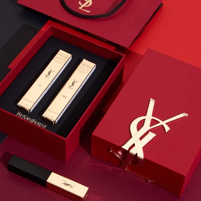 官方正品yls圣罗兰1966小金条口红ysl旗舰店小黑条302官网礼盒装