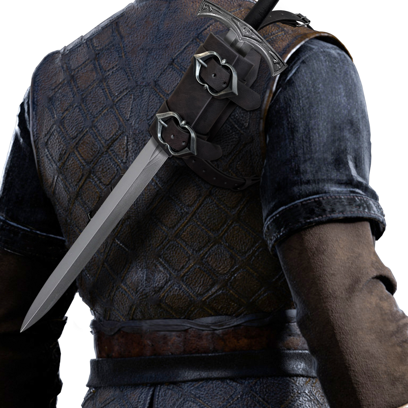 2024新款中世纪后背剑套北欧维京风格复古COSPLAY道具