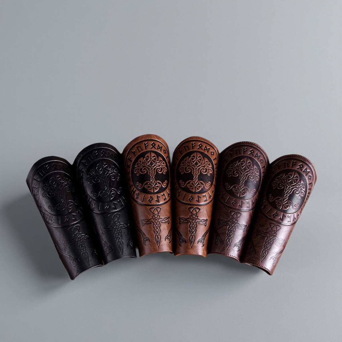 2025新款欧洲中世纪复古压纹护腕 COSPLAY舞台影视道具骑士护手臂