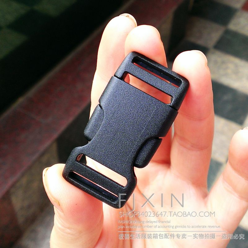 SBS新款other/其他扣具  尼龙插2CM内径 黑色卡扣 90度弯曲折不断