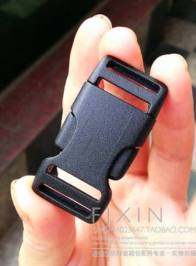 SBS新款other/其他扣具  尼龙插2CM内径 黑色卡扣 90度弯曲折不断