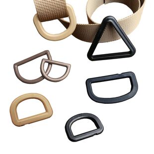 DIY箱包配件三角扣塑料半圆形环吊挂连接扣具D形扣D字扣三角扣包