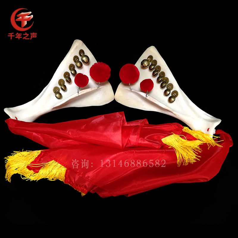 民间打击乐器牛骨哈拉板牛胯骨哈啦巴快板铜铃哈巴拉合扇骨数来宝