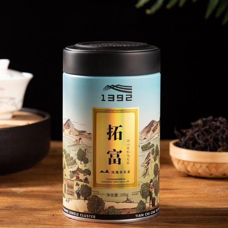 天池茶业凤凰单枞茶七彩拓富凤凰单丛茶叶高山有机茶浓香型100g