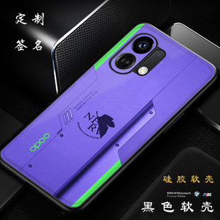 pro手机壳EVA新世纪福音战士初号机明日香潮牌硅胶软壳防摔reno14定制全包保护reno13 Turbo OPPO K13