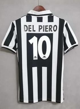 96 97 Retro ZIDANE Del Piero NEDVED Soccer Jerseys