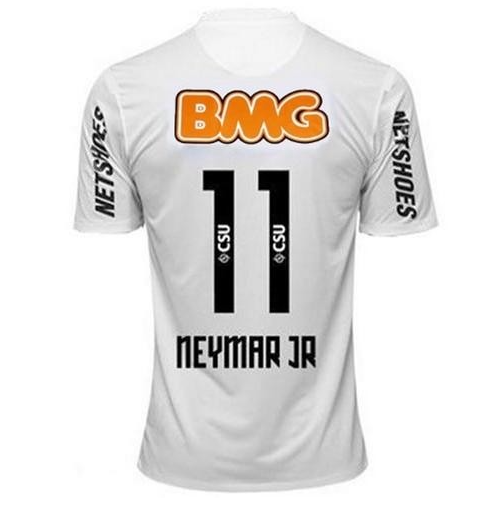 Vintage Santos 11 12 Home NEYMAR JR Classic Soccer Jerseys