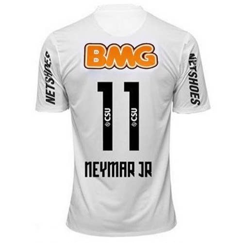 Vintage Santos 11 12 Home NEYMAR JR Classic Soccer Jersey