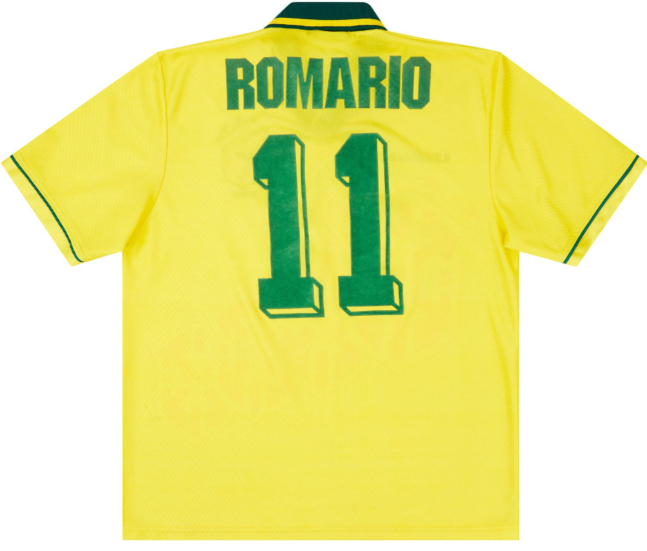 Retro 1994 ROMARIO BEBETO Classic Soccer Jersey