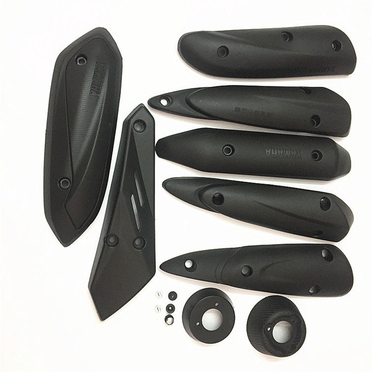 踏板摩托车配件改装件国三福喜100巧格二代迅鹰GY6鬼火排气隔热盖