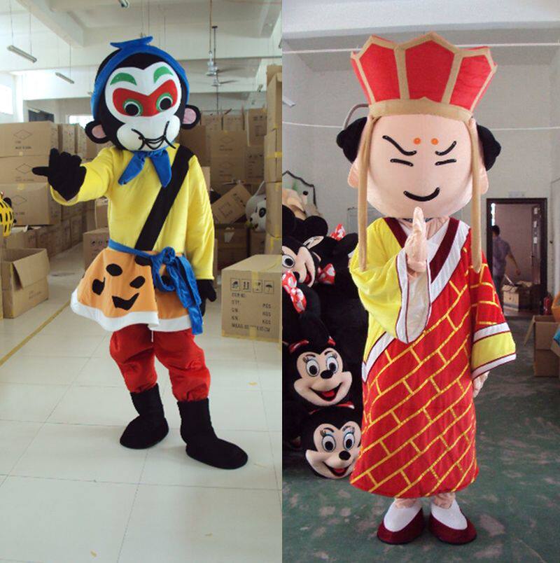 西游记卡通人偶服唐僧孙悟空猪八戒行走玩偶服宣传表演道具服装