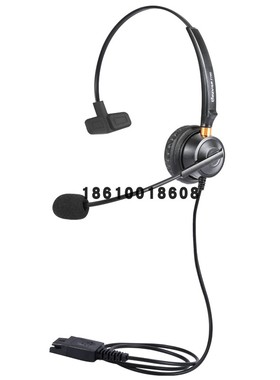 伶声 头戴式会议电话耳麦 清晰音质 F760 呼叫中心话务耳机