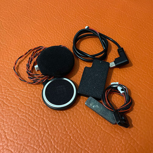 摩托头盔蓝牙耳机改装无线蓝牙耳机主板模块DIY电动车头盔耳机