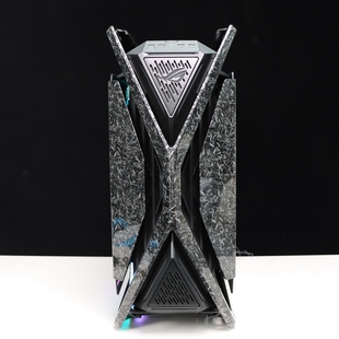 华硕GR701创世神碳纤维纹机箱灯板定制