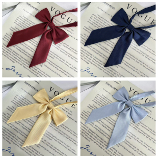 花千猪JK jk制服搭配领结多色款 jk领结日系百搭款 纯色长柄领结