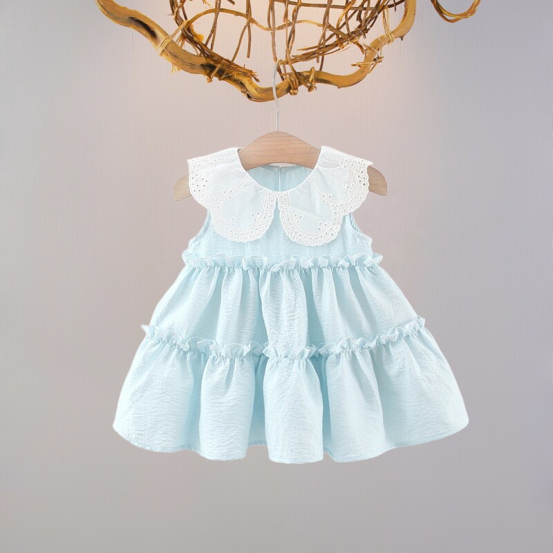 女宝宝夏季纯棉连衣裙0一4岁3婴儿2小裙子洋气韩版女孩夏装公主裙