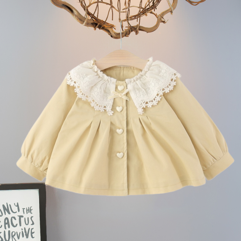 女童风衣秋季外套2025新款小宝宝春秋款儿童洋气时髦婴儿秋季上衣,童装/婴儿装/亲子装,风衣,淘宝优惠券,粉丝福利购,淘宝优惠卷