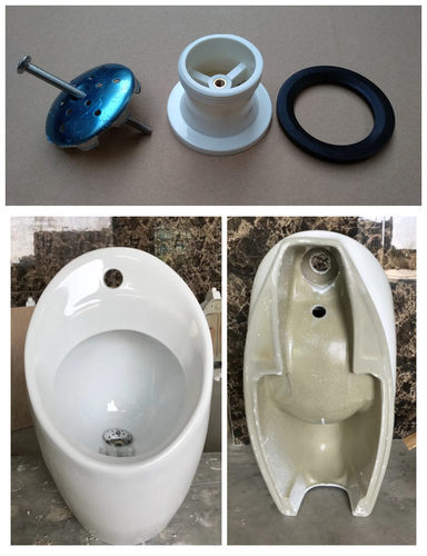 感应小便斗器排水S型弯管出水接头塑料组件下水墙排管子配件