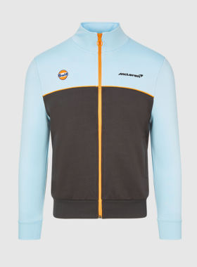 McLaren 迈凯伦 F1车队 GULF 海湾联名系列 经典 针织夹克 蓝色