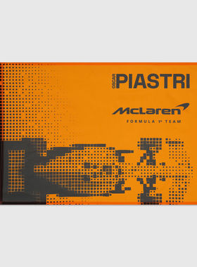 F1 迈凯伦车队 McLaren 皮亚斯特里 橙色 助威旗帜 90x60cm