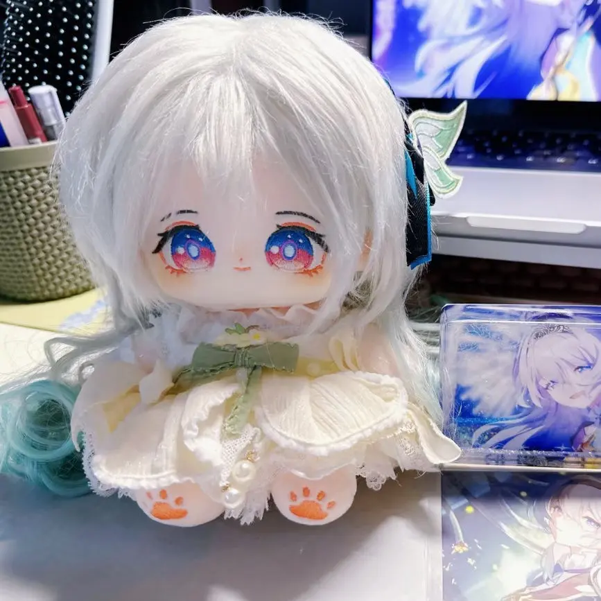 原创崩坏星穹铁道流萤属性20cm棉花娃娃手工正版毛绒公仔生日送礼