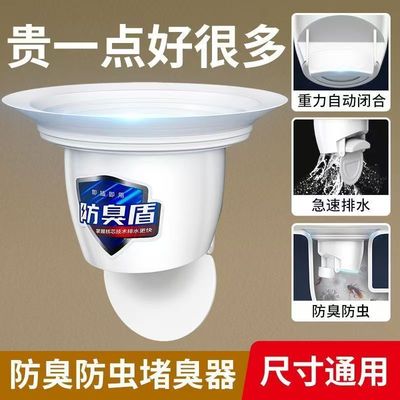 厕所蹲坑式防臭防溅器大口径塞子通用卫生间大便器便池盖除臭神器