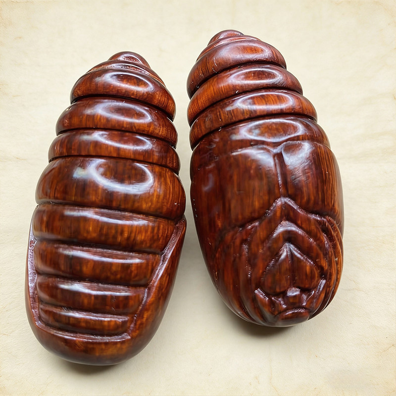 犀牛角紫檀蚕蛹木头东西南北手把件紫檀木尾巴可以转动雕刻把玩件,饰品/流行首饰/时尚饰品新,小众木作,淘宝优惠券,粉丝福利购,淘宝优惠卷