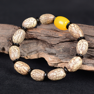 吉方圆血丝菩提子原籽手串男女款文玩小礼品活动实用赠品礼物