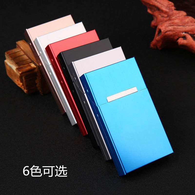 煊赫门加长细支烟盒20支装超薄便携磁扣翻盖烟夹金属创意个性定制