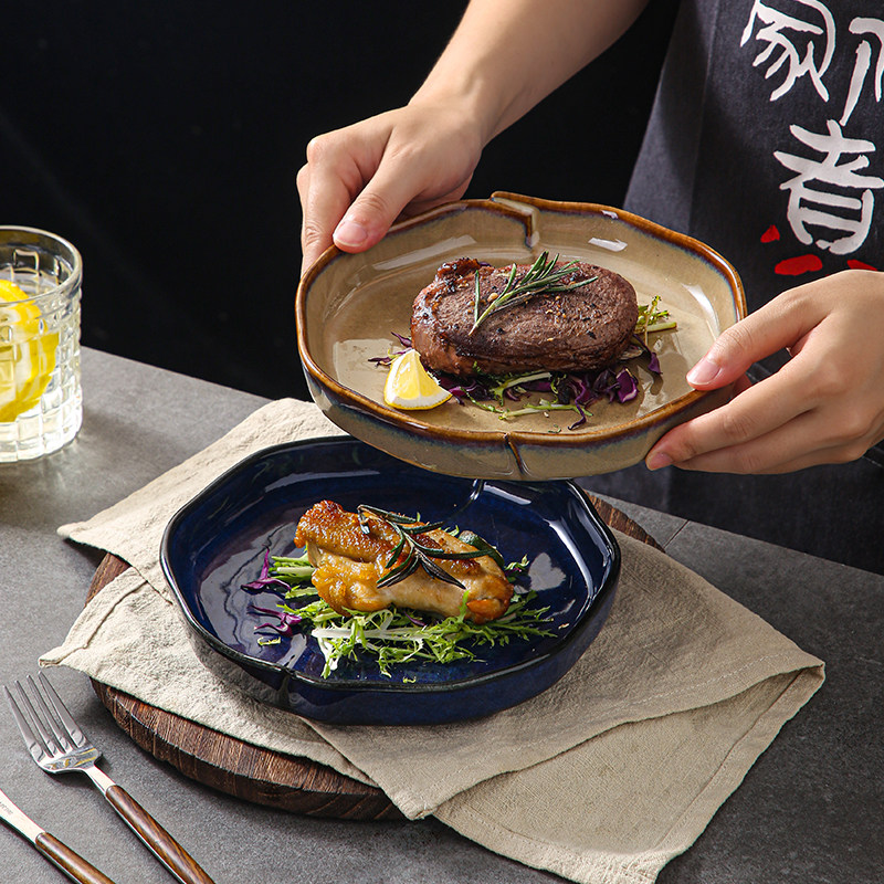 深盘家用菜盘餐盘高级感