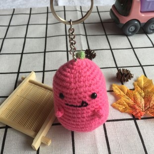 钩针成品毛线编织手工玩偶角落生物乔治小恐龙挂件钥匙扣送人礼物