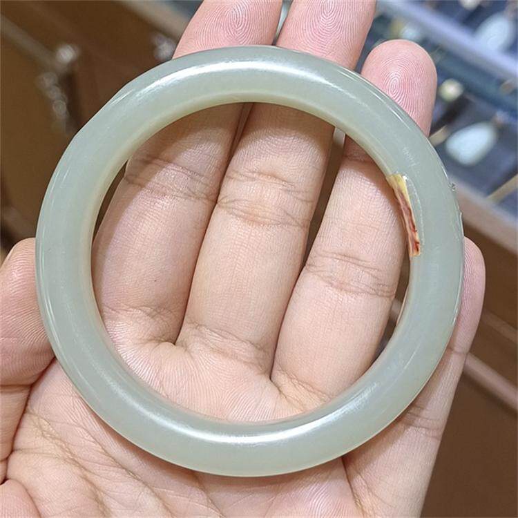 新疆和田青白玉籽料手镯弥勒佛观音平安无事牌平安扣项链xd24037