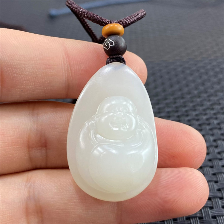 新疆和田白玉籽料佛挂件吊坠观音貔貅手镯宝宝锁平安扣 ld08055