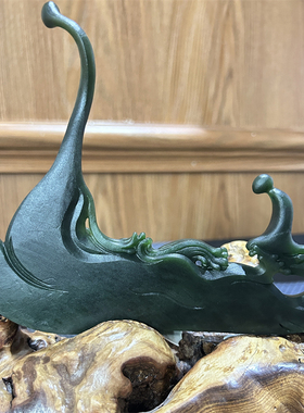 新疆和田碧玉对弈摆件    平安无事牌弥勒佛观音挂件  xx16254