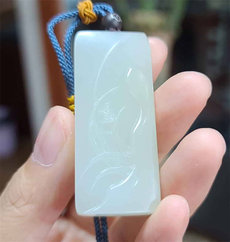 新疆和田白玉籽料兰花挂件吊坠观音佛宝宝锁平安扣戒指xd16009
