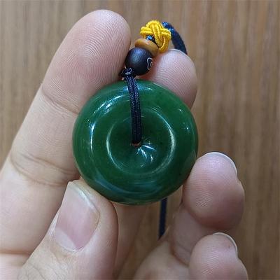 碧玉小石头和田玉平安扣