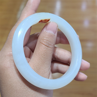 新疆和田白玉山料手镯 项链貔貅耳坠生肖摆件平安扣ld07181