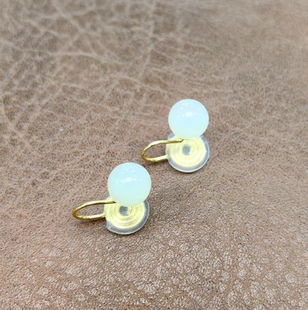 【团】新春福利--新疆和田玉籽料耳夹耳坠耳钉吊坠-小石头和田玉