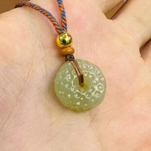 抢福利啦~新疆和田黄玉籽料挂件 平安扣吊坠~小石头和田玉