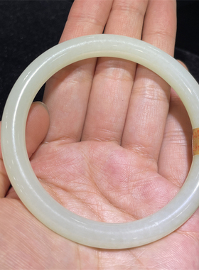 新疆和田白玉细条手镯挂件摆件小吊坠观音弥勒佛平安扣ld07042