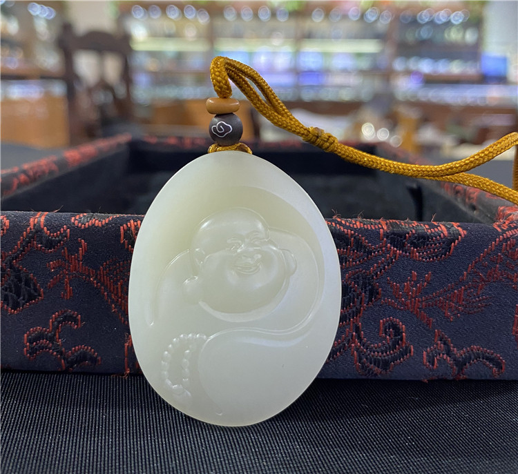 新疆和田白玉籽料佛挂件吊坠手链项链观音貔貅财神宝宝锁 ld08071