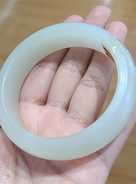 新疆和田白玉山料手镯   貔貅生肖观音耳坠平安无事牌xd06123