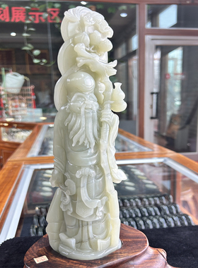 新疆和田青白玉籽料财神摆件    观音弥勒佛挂件吊坠    xx18200