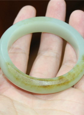 小石头手镯新疆和田玉籽料