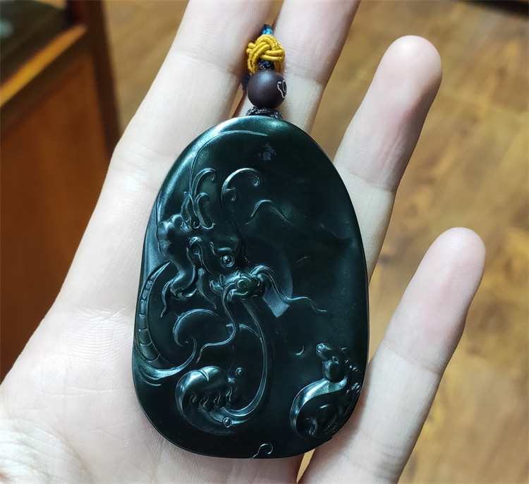 新疆和田碧玉籽料龙挂件吊坠宝宝锁平安扣手镯观音佛xx19028