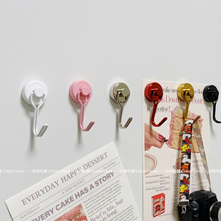 CottonCandy-ins磁吸挂钩强磁冰箱贴磁性金属旋转钩子洞洞板厨房