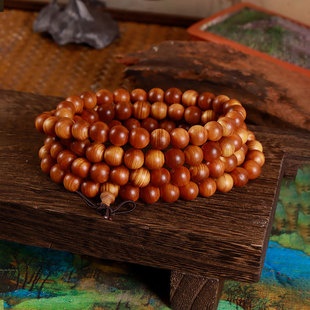 崖柏手串手镯雷击木文玩手串太行崖柏川料崖柏