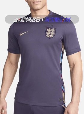 Nike耐克男子2024欧洲杯客场球迷版足球球衣短袖T恤FJ4272-573